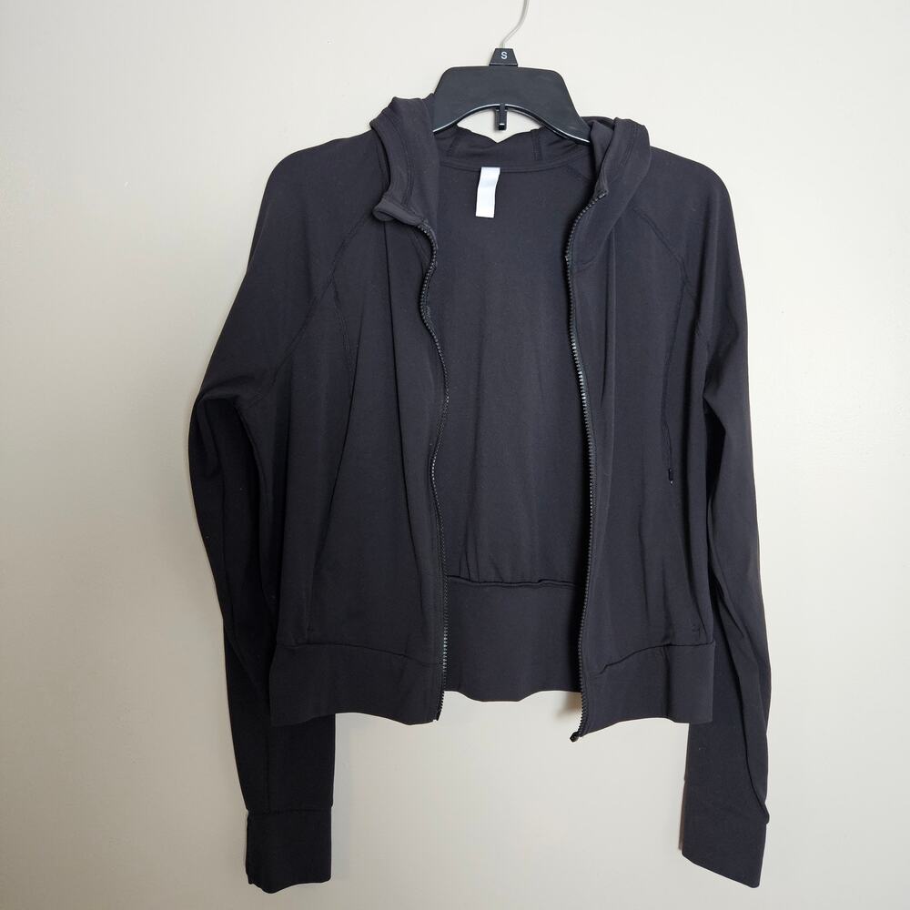 NWOT Zella Cropped Zippered Hooded Jacket *Flawed - Picture 3 of 10